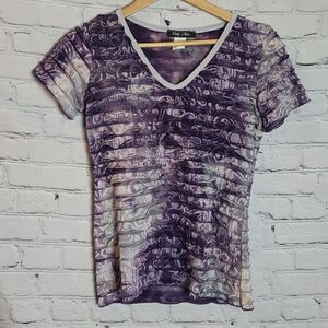 Y2K Purple Only Nine Top